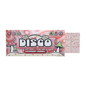 Magic Mushroom Chocolate Strawberry Crumble 1CT Box – sweet crumble shroom chocolate bar