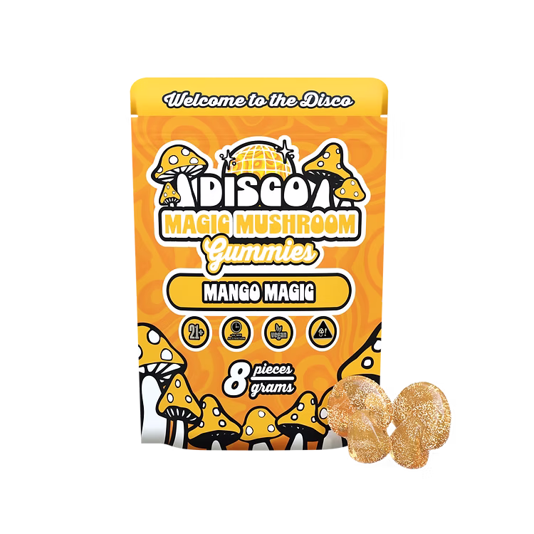 Magic Mushroom Gummies Mango Magic 8CT – Official Product Image Magic Mushroom Gummies Mango Magic 8CT – premium mango shroom edibles